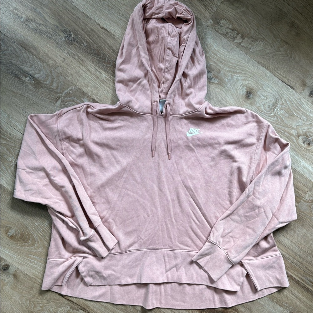 Nike Pink Oversized Hoodie Relaxed Fit